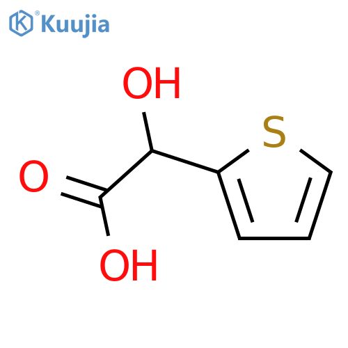 2-Hydroxy-2-(thiophen-2-yl)acetic acid structure