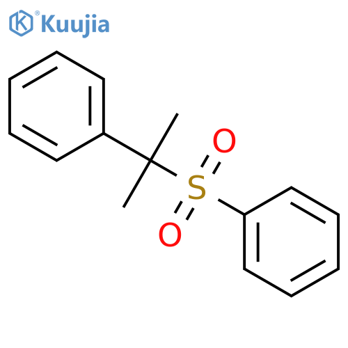BENZENE, [(1-METHYL-1-PHENYLETHYL)SULFONYL]- structure
