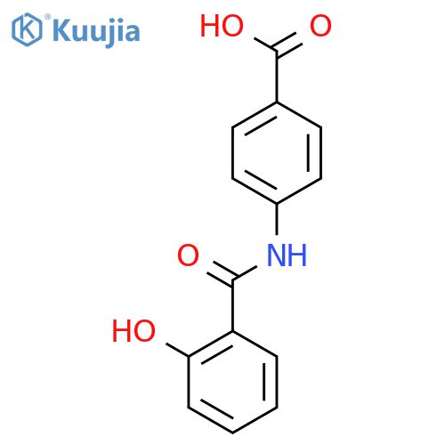 Benzoic acid,4-[(2-hydroxybenzoyl)amino]- structure