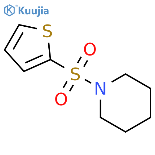 Piperidine, 1-(2-thienylsulfonyl)- structure