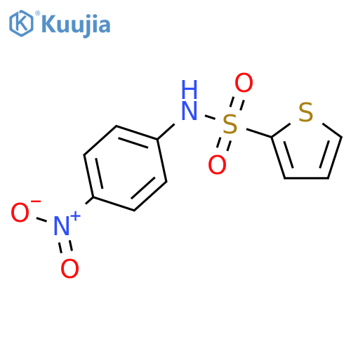 N-(4-nitrophenyl)thiophene-2-sulfonamide structure