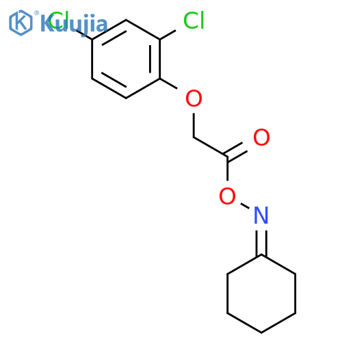 CYCLOHEXANONE, O-[(2,4-DICHLOROPHENOXY)ACETYL]OXIME structure