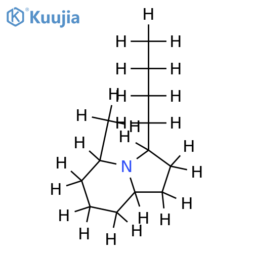 (-)-Indolizidine 195B structure