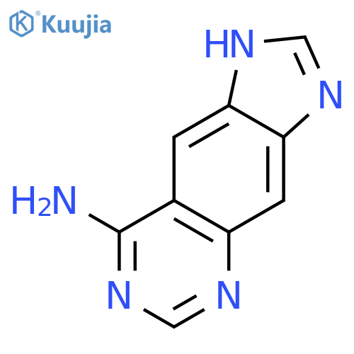 1H-Imidazo[4,5-g]quinazolin-8-amine(9CI) structure