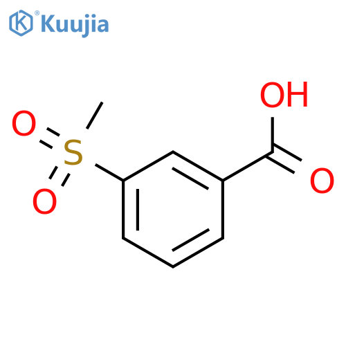 3-methanesulfonylbenzoic acid structure