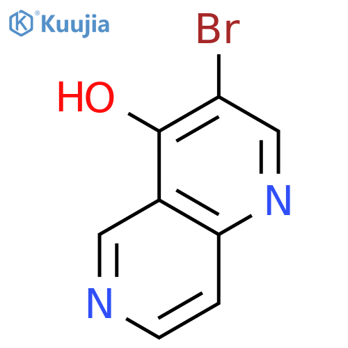 1,6-Naphthyridin-4-ol, 3-bromo- structure