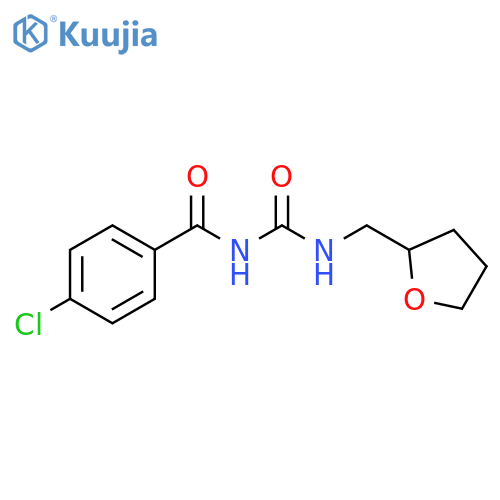 1-(4-chlorobenzoyl)-3-(oxolan-2-yl)methylurea structure