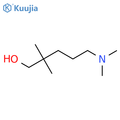 5-(dimethylamino)-2,2-dimethylpentan-1-ol structure