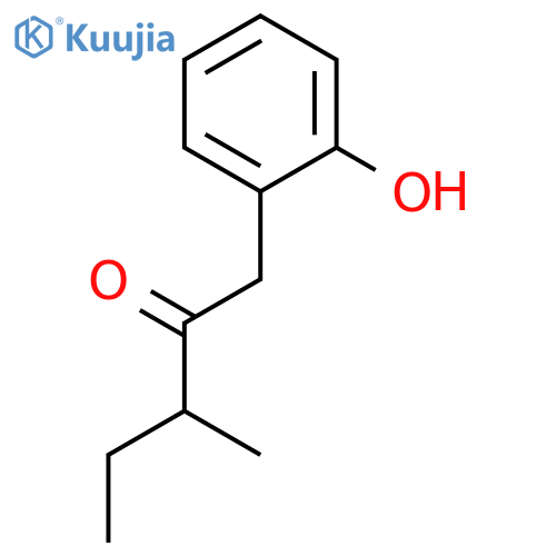 2-Pentanone, 1-(2-hydroxyphenyl)-3-methyl- structure
