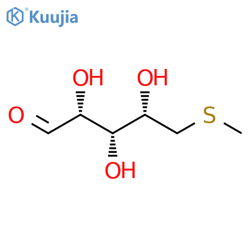 (2R,3R,4R,5S)-5-((Methylthio)methyl)tetrahydrofuran-2,3,4-triol structure