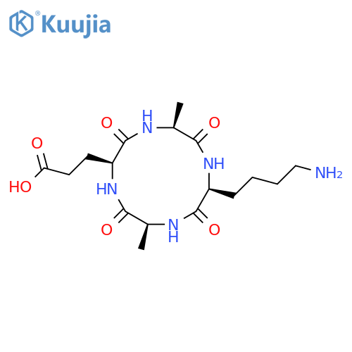 Cyclo(l-alanyl-L-lysyl-L-alanyl-L-glutamyl) structure
