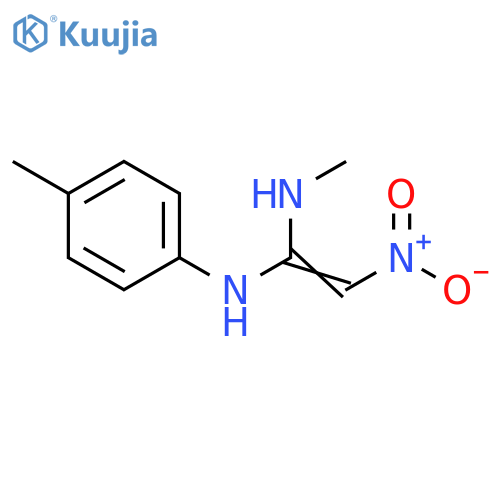 1,1-Ethenediamine, N-methyl-N'-(4-methylphenyl)-2-nitro- structure