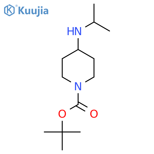 tert-Butyl 4-(Isopropylamino)piperidine-1-carboxylate structure