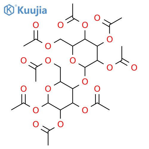 α-D-Cellobiose octaacetate structure