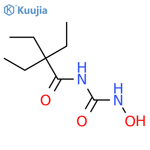 Butanamide,2,2-diethyl-N-[(hydroxyamino)carbonyl]- structure