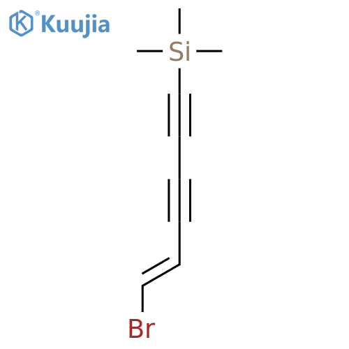 Silane, [(5E)-6-bromo-5-hexene-1,3-diynyl]trimethyl- structure