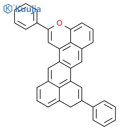 10H-Benzo[6,7]naphthaceno[1,12-bc]pyran, 2,9-diphenyl- structure