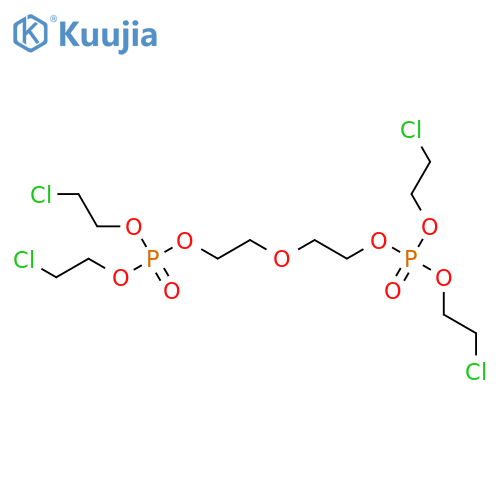 Phosphoric acid,P,P'-(oxydi-2,1-ethanediyl) P,P,P',P'-tetrakis(2-chloroethyl) ester structure