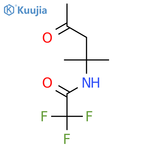 Acetamide, N-(1,1-dimethyl-3-oxobutyl)-2,2,2-trifluoro- structure