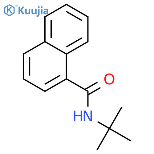 N-tert-butyl-1-naphthamide structure