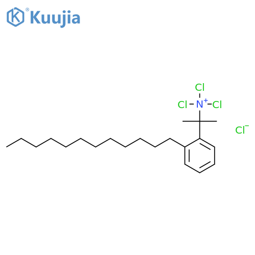 Dodecyl dimethyl trichlorobenzyl ammonium chloride structure
