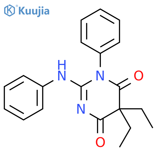 5,5-Diaethyl-2-anilino-1-phenyl-1H-pyrimidin-4,6-dion structure