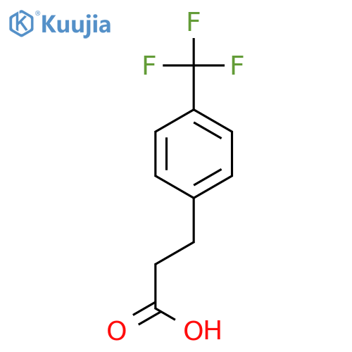 3-4-(trifluoromethyl)phenylpropanoic acid structure