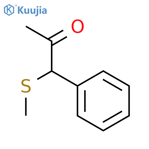1-methylsulfanyl-1-phenylpropan-2-one structure