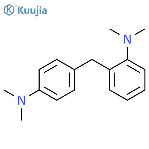 Benzenamine, 2-[[4-(dimethylamino)phenyl]methyl]-N,N-dimethyl- structure