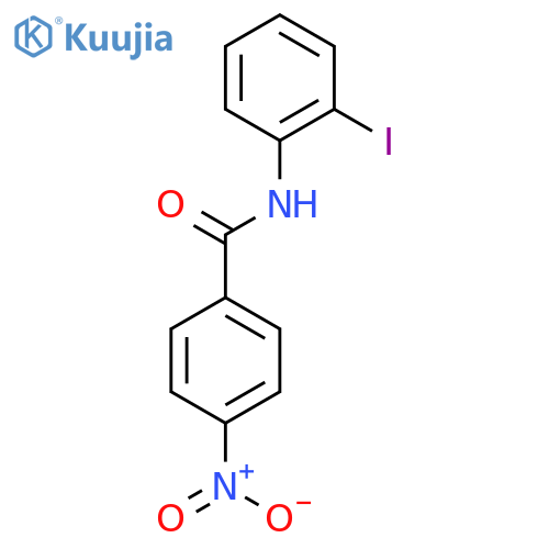 N-(2-iodophenyl)-4-nitrobenzamide structure