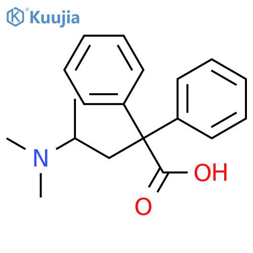 4-Dimethylamino-2,2-diphenylvaleric Acid structure