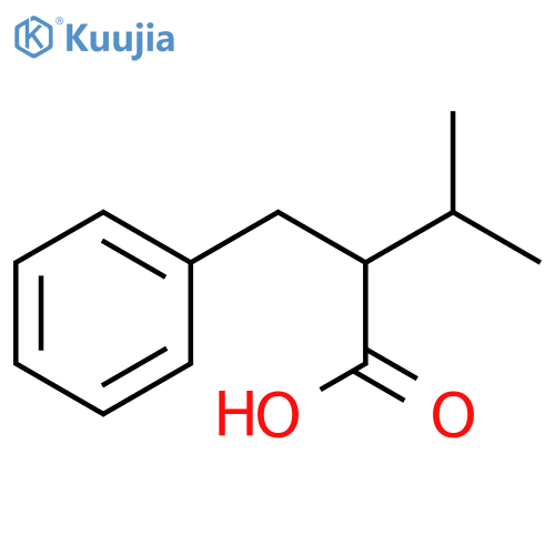 2-benzyl-3-methylbutanoic acid structure