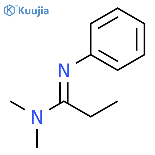 Propanimidamide, N,N-dimethyl-N'-phenyl- structure