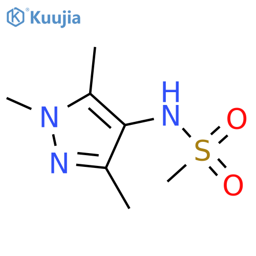 N-(1,3,5-Trimethyl-1H-pyrazol-4-yl)methanesulfonamide structure
