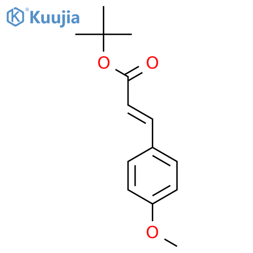 tert-butyl (2E)-3-(4-methoxyphenyl)prop-2-enoate structure