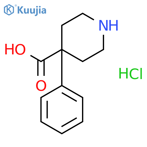 4-Phenyl-4-piperidine Carboxylic Acid Hydrochloric Acid Salt structure