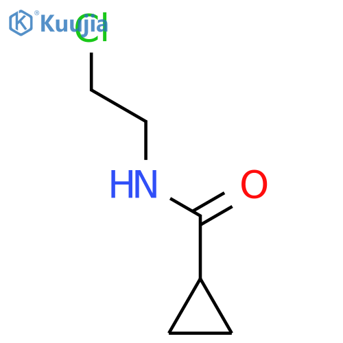N-(2-chloroethyl)cyclopropanecarboxamide structure