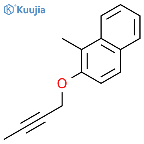 NAPHTHALENE, 2-(2-BUTYNYLOXY)-1-METHYL- structure