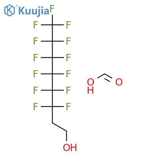 1-Octanol, 3,3,4,4,5,5,6,6,7,7,8,8,8-tridecafluoro-, formate structure