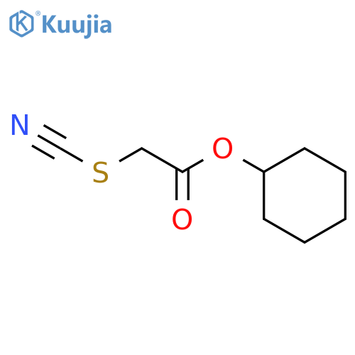 Cyclohexyl 2-thiocyanatoacetate structure