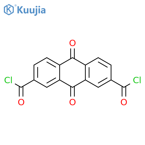 2,7-ANTHRACENEDICARBONYL DICHLORIDE, 9,10-DIHYDRO-9,10-DIOXO- structure