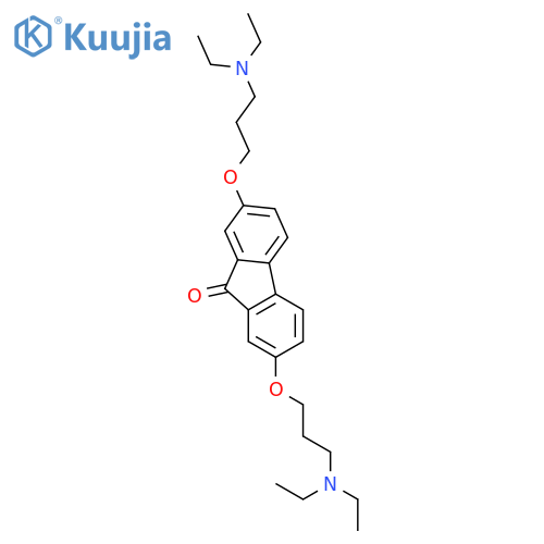 9H-Fluoren-9-one, 2,7-bis[3-(diethylamino)propoxy]- structure