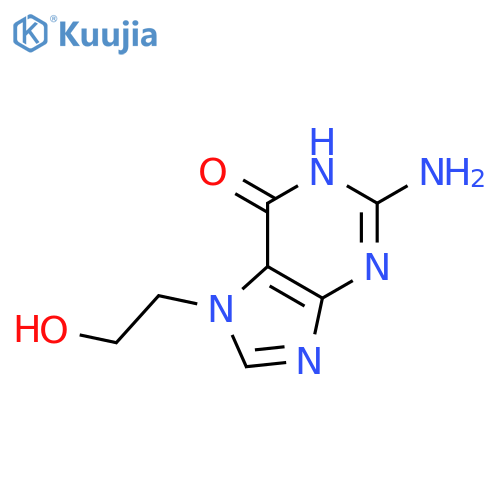 N7-(2-Hydroxyethyl)guanine structure