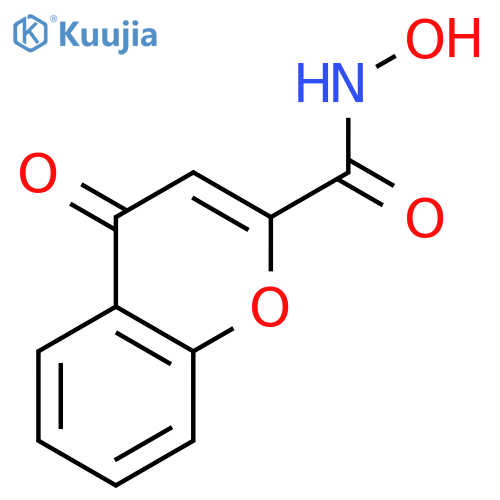 4H-1-Benzopyran-2-carboxamide, N-hydroxy-4-oxo-, sodium salt (1:1) structure