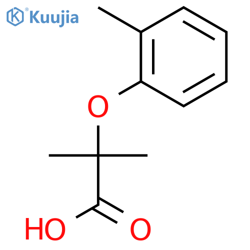 2-Methyl-2-(2-methylphenoxy)propanoic Acid structure