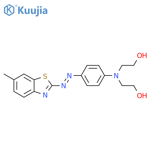 Ethanol, 2,2'-[[4-[(6-methyl-2-benzothiazolyl)azo]phenyl]imino]bis- structure