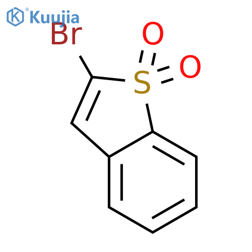 Benzo[b]thiophene,2-bromo-, 1,1-dioxide structure