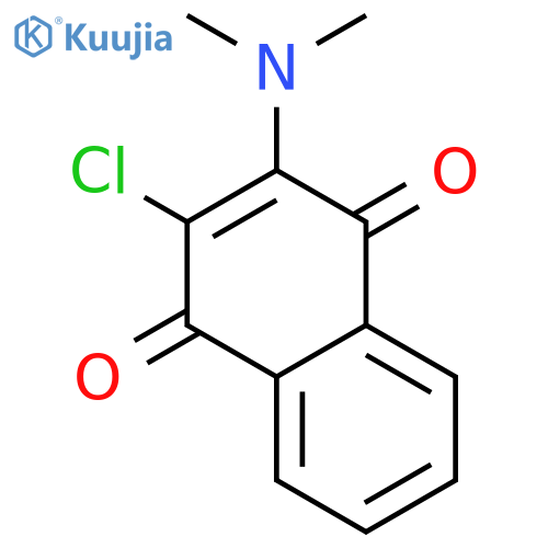 1,4-Naphthalenedione,2-chloro-3-(dimethylamino)- structure