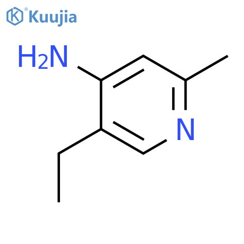 5-ethyl-2-methylpyridin-4-amine structure