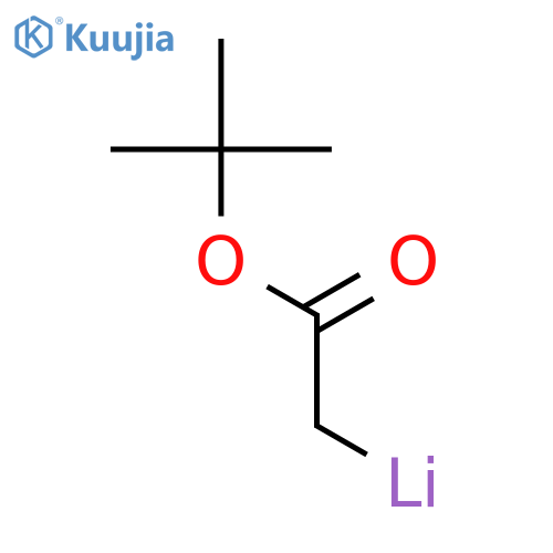 Acetic acid, 1,1-dimethylethyl ester, ion(1-), lithium structure